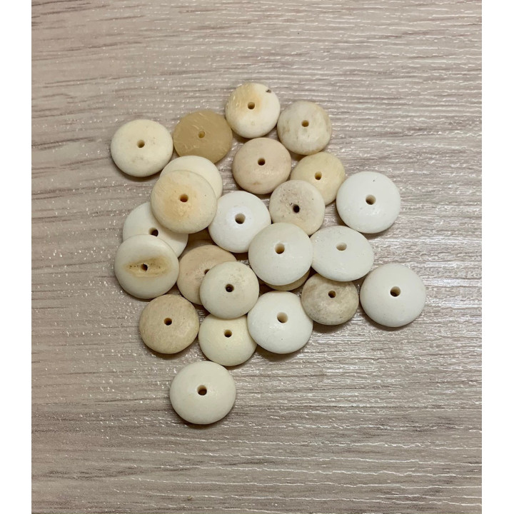 5050 POCHETTE DISQUE BOIS 13mm PERFORES lot de 6