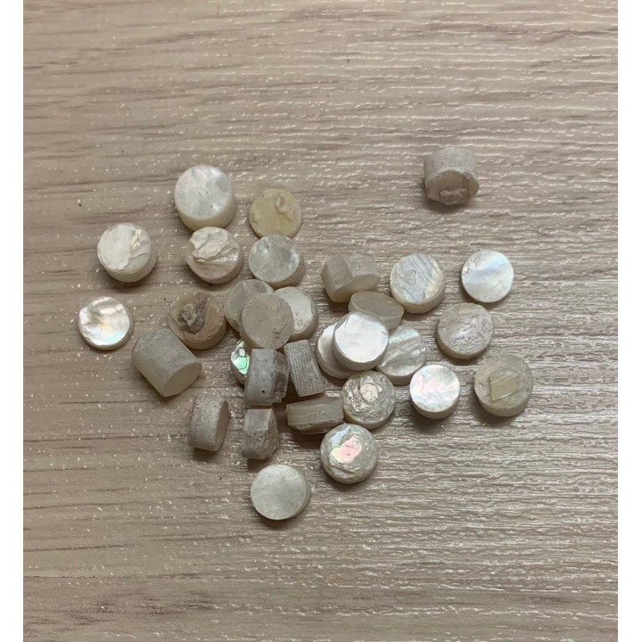 Mini cylindre de nacre sachet de 400grs par 3