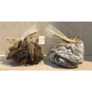 Sachet de bois flotté 250gr couleurs assorties par 4