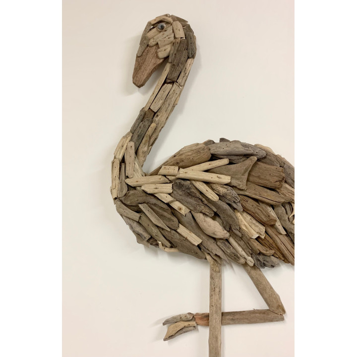 Flemish pink driftwood 84cm by 1