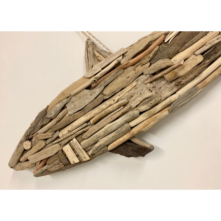 Requin bois flotté 32 x 90 cm par 1