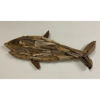 Requin bois flotté 64cm par 2