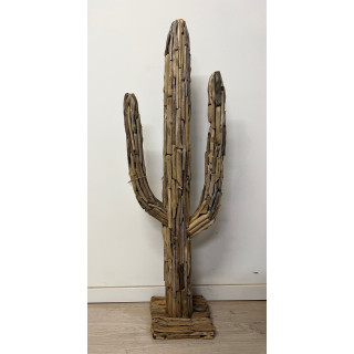 Cactus bois flotté XL à poser 100cm par 1
