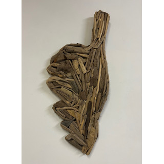 Carte de Corse bois flotté 68cm par 1