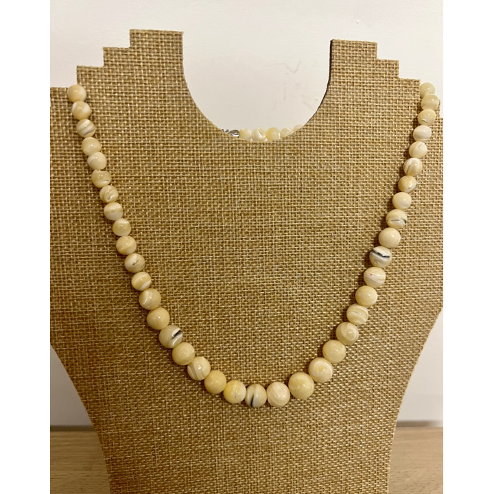 Collier marmoratus 49cm par 3