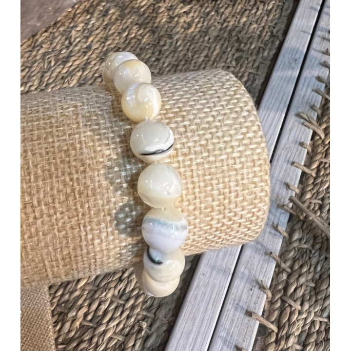 Bracelet coquillage marmotatus 19cm par 3