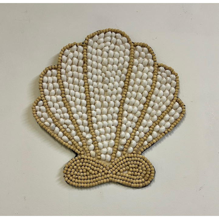 Déco à suspendre forme coquillage 35cm par 3