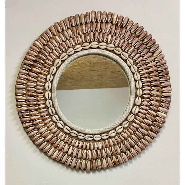 Miroir coquillages olives 50cm par 1