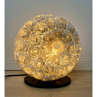 Lampe donuts coquillages blancs 30cm par 1