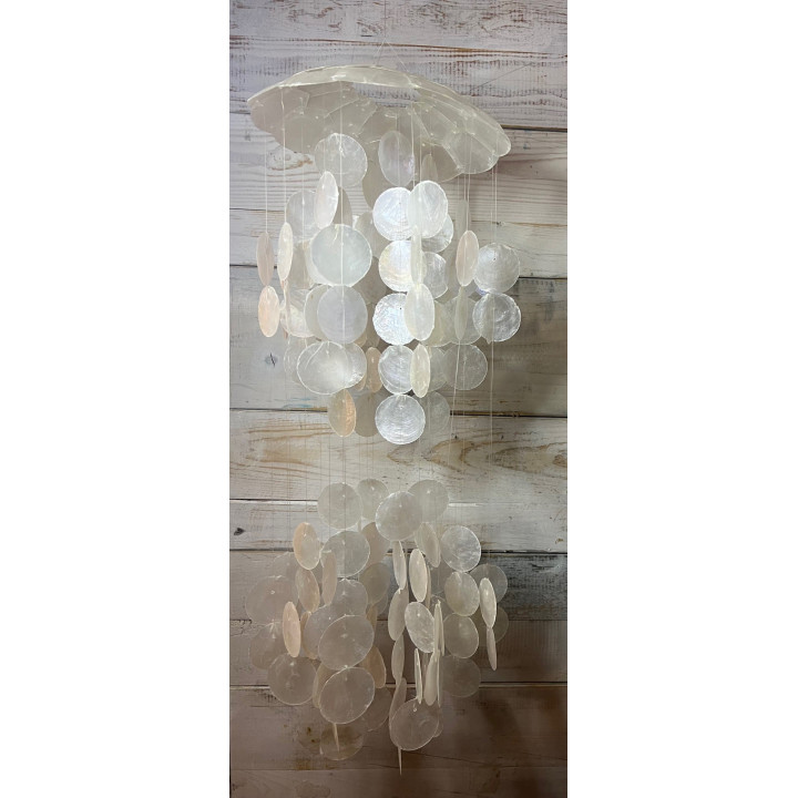 Mobile Nacré Blanc double Corps 60cm lot de 1
