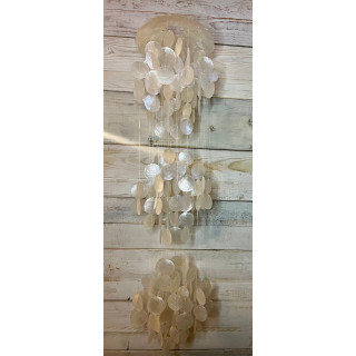 Mobile Capiz White Triple Body 70cm lot of 1