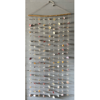 Rideau de coquillages mixés 190cm x 90cm par 3