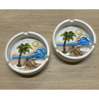 Cendrier thème mer 9cm par 12