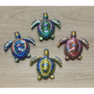 Magnet tortues couleurs assorties 10cm par 24