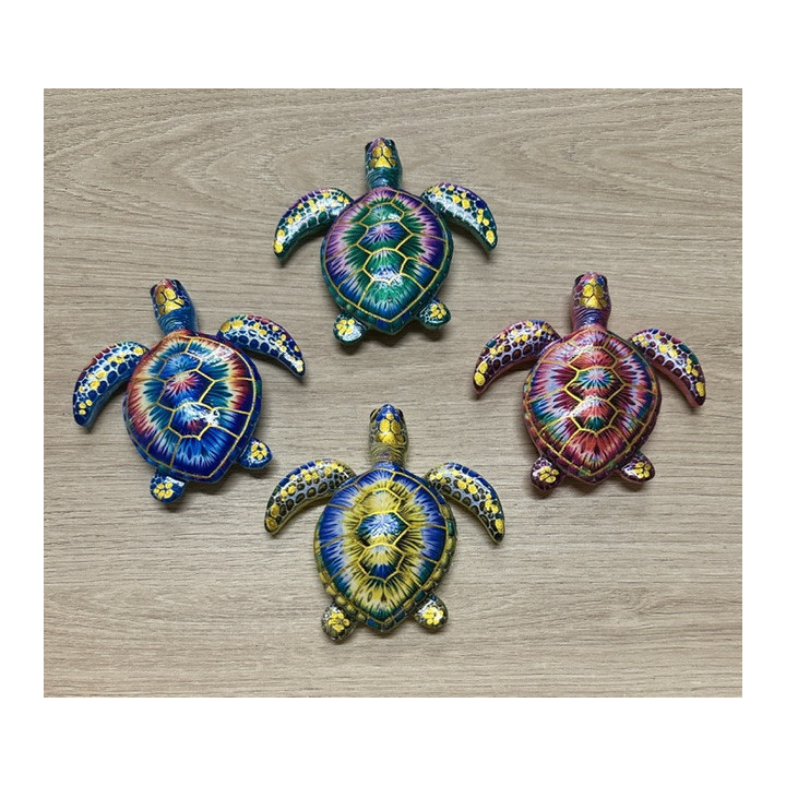 Magnet tortues couleurs assorties 10cm par 24