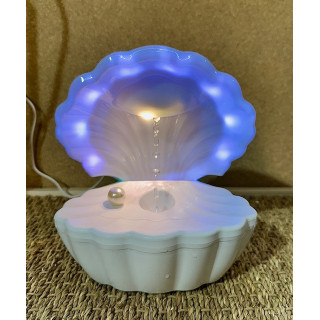 Enceinte bluetooth et humidificateur coquillage 18cm